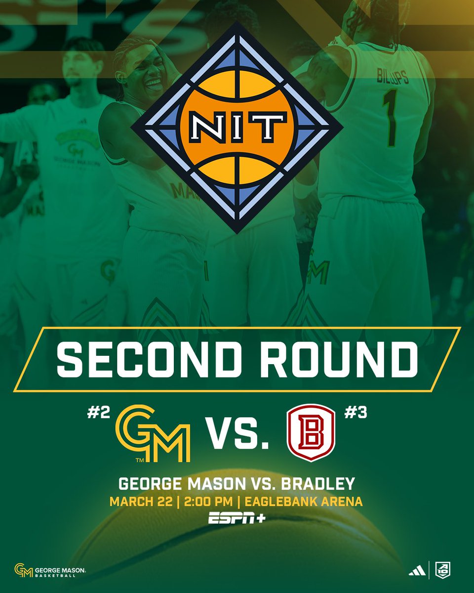EBA. 

Saturday at 2. 

Let’s keep it going, Mason Nation.

#PatriotPressure