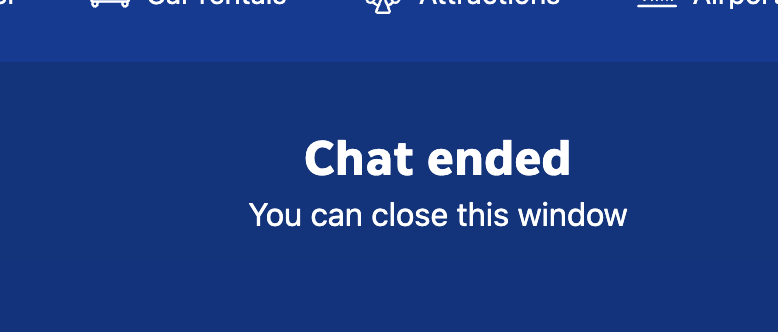 AimeeLLing's tweet photo. @bookingcom Please help! Your chat function doesn't seem to be working and I'm unable to call...I need to change my flight. 🙏🏽 https://t.co/p20EMmtJhA