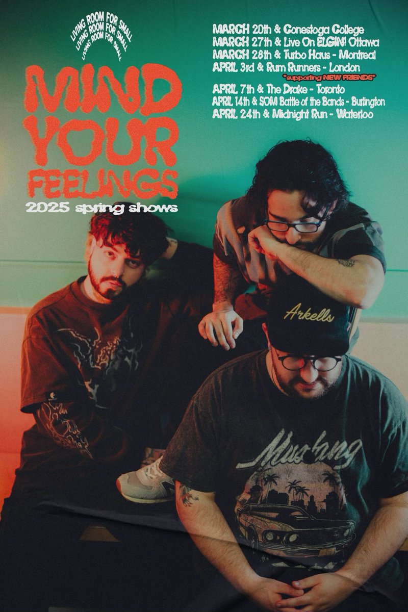 MIND YOUR FEELINGS • 2025 Spring Shows 🌷🕸️🌿 #springshows #shows #popmusic #alternativemusic