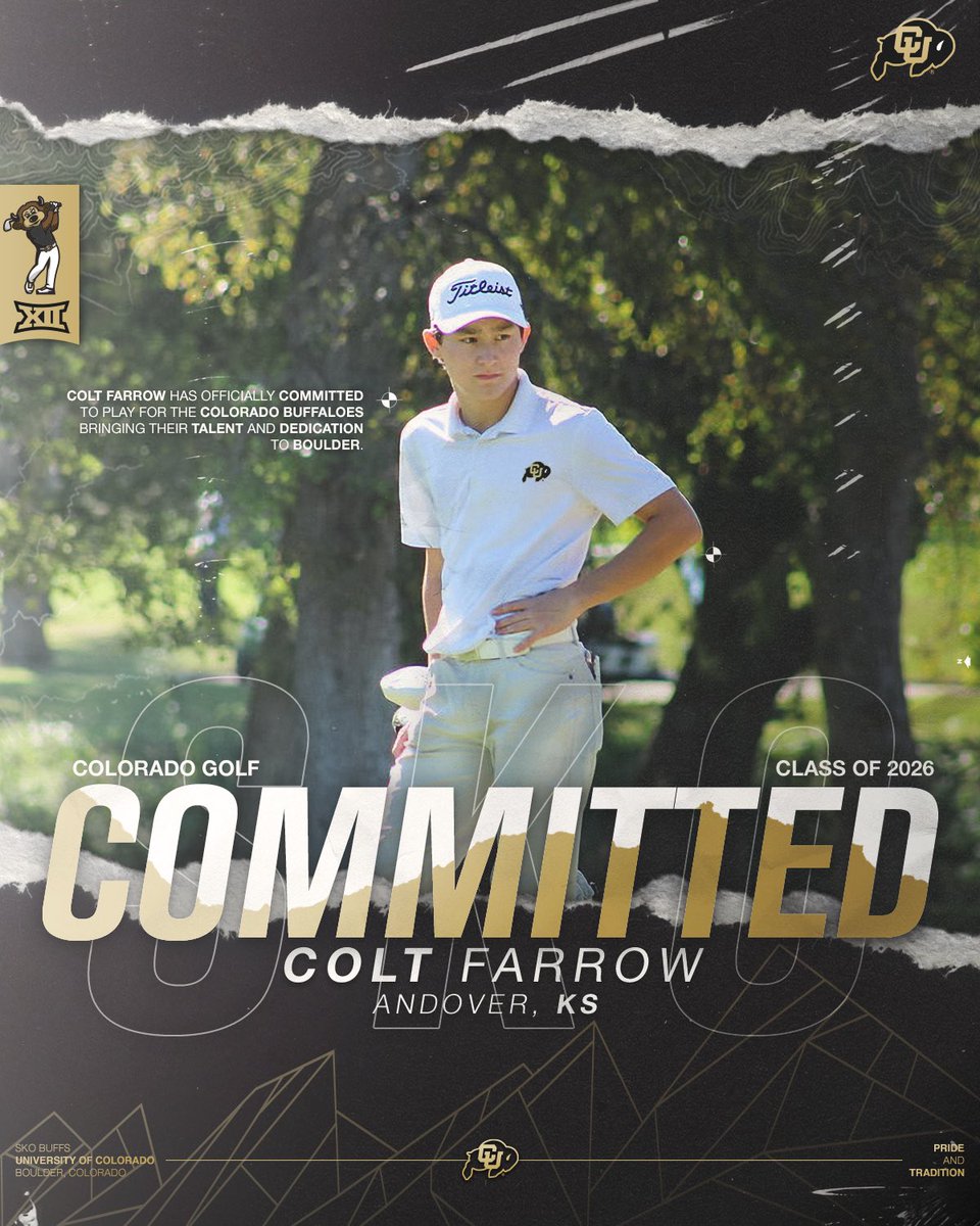 Grateful and Blessed to be able to commit to play golf at the University of Colorado at Boulder! Thank you Coach Edwards and Coach Tolan for giving me this wonderful opportunity! Thanks everyone for helping me and thank you God for being with me! 

#skobuffs