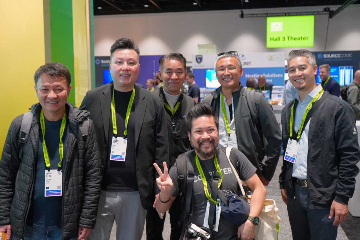 MiTACcomputing's tweet photo. 🚀 NVIDIA GTC 2025 Day 1 is here! 

🎉 Missed the keynote? Visit MiTAC Computing at Booth #1505 to explore our NVIDIA-powered servers for AI, HPC, and cloud.

Let’s chat about accelerating performance and optimizing efficiency. 
See you at #GTC2025! 😀

👋 #AI #HPC #Cloud #MiTAC https://t.co/TNzw2RgyyL