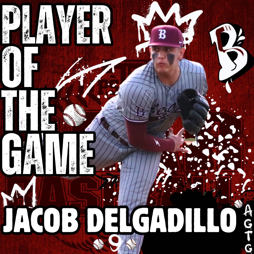 PsjaBaseball's tweet photo. π Player of the Game: Jacob Delgadillo π
Jacob was lights out, pitching a 7-inning complete game shutout against a tough Los Fresnos offense! π₯πͺ
Huge credit to the defense for stepping up behind him! πβΎ #PSJABears #BearDown #GameChanger https://t.co/fyKqHVslFO
