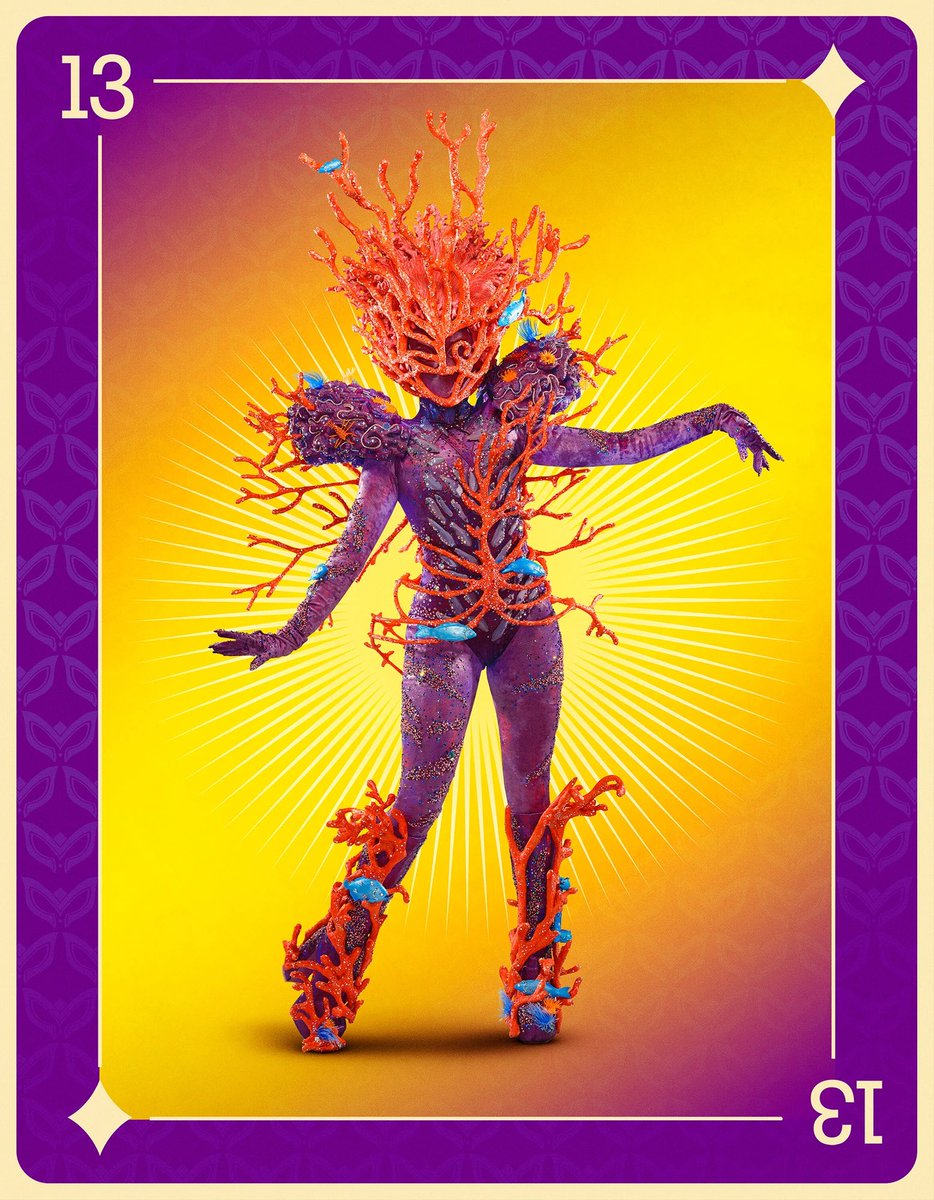 chandler_lovez's tweet image. She’s coming back next week 🥹💜 so excited #TheMaskedSinger #coralmask