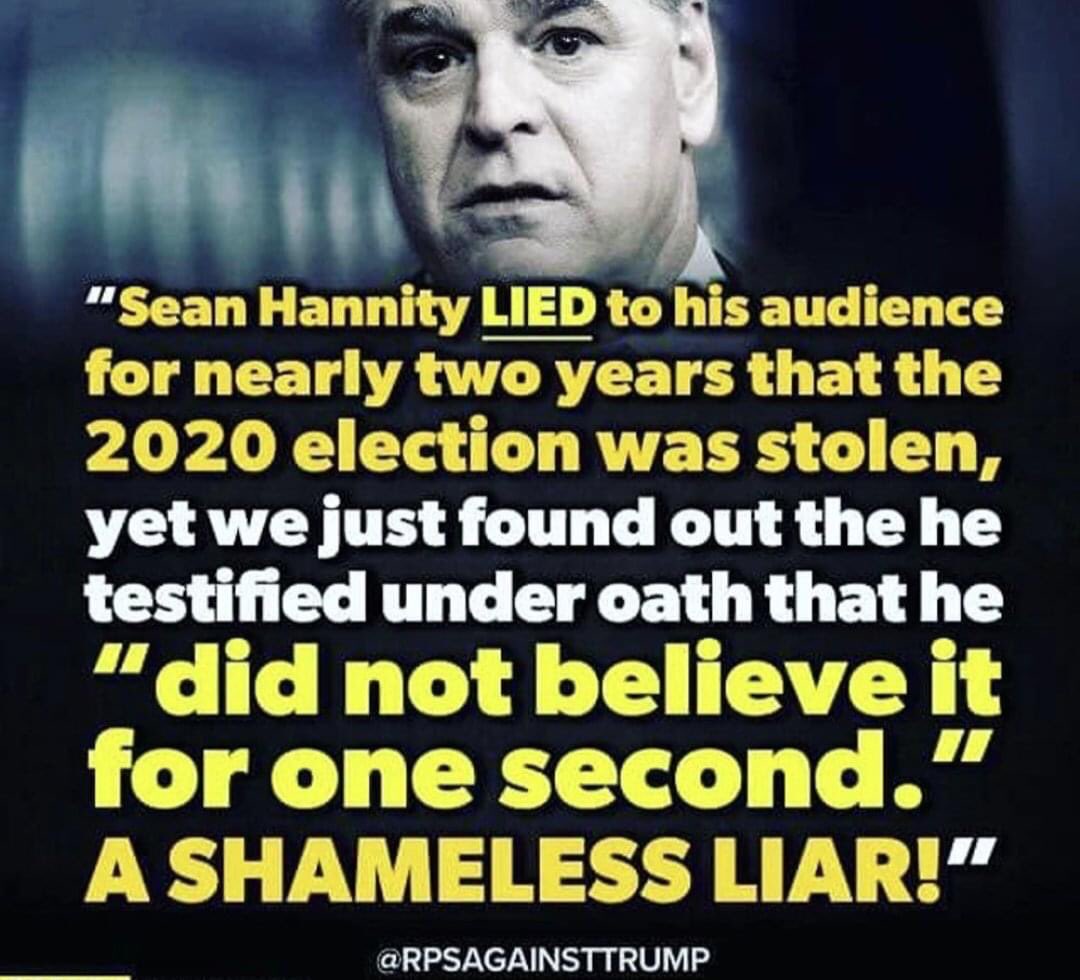jnamzug's tweet photo. @BMeiselas We all know who Hannity is. The proof is in the pu**y. Shame on #FoxNotNews for the years of lies. https://t.co/rp1lYhQ7J6