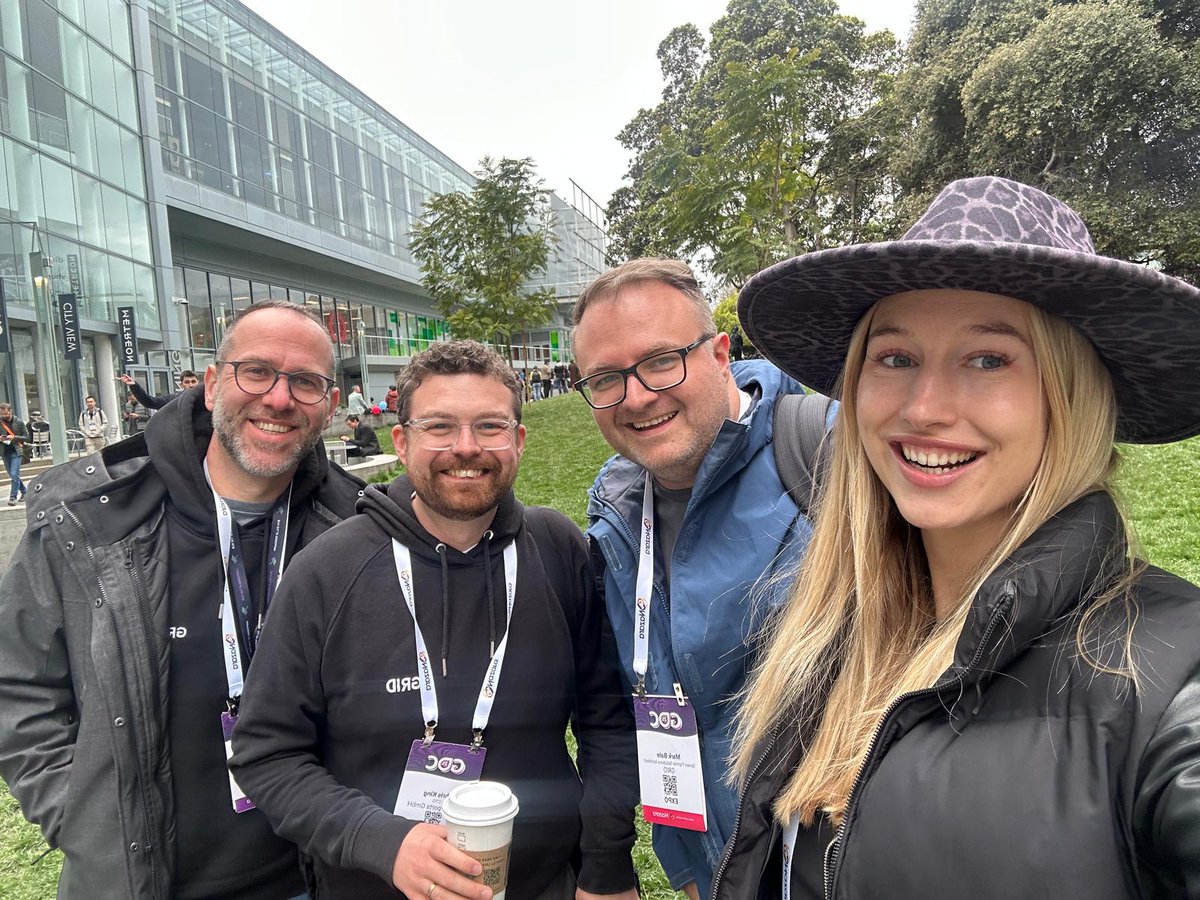 chriskingnet's tweet photo. Wrapping up GDC Day 3, and all smiles from the @GRIDesports team!

Some really great meetings discussing in-game data and our newly announced GRID Play product with game developers and prospective technology partners.

It’s been really great to hear people talk so passionately and positively about the possibilities of being able to fully leverage their in-game data!

#GDC #GRIDPlay #GRIDDataPlatform #GDC2025