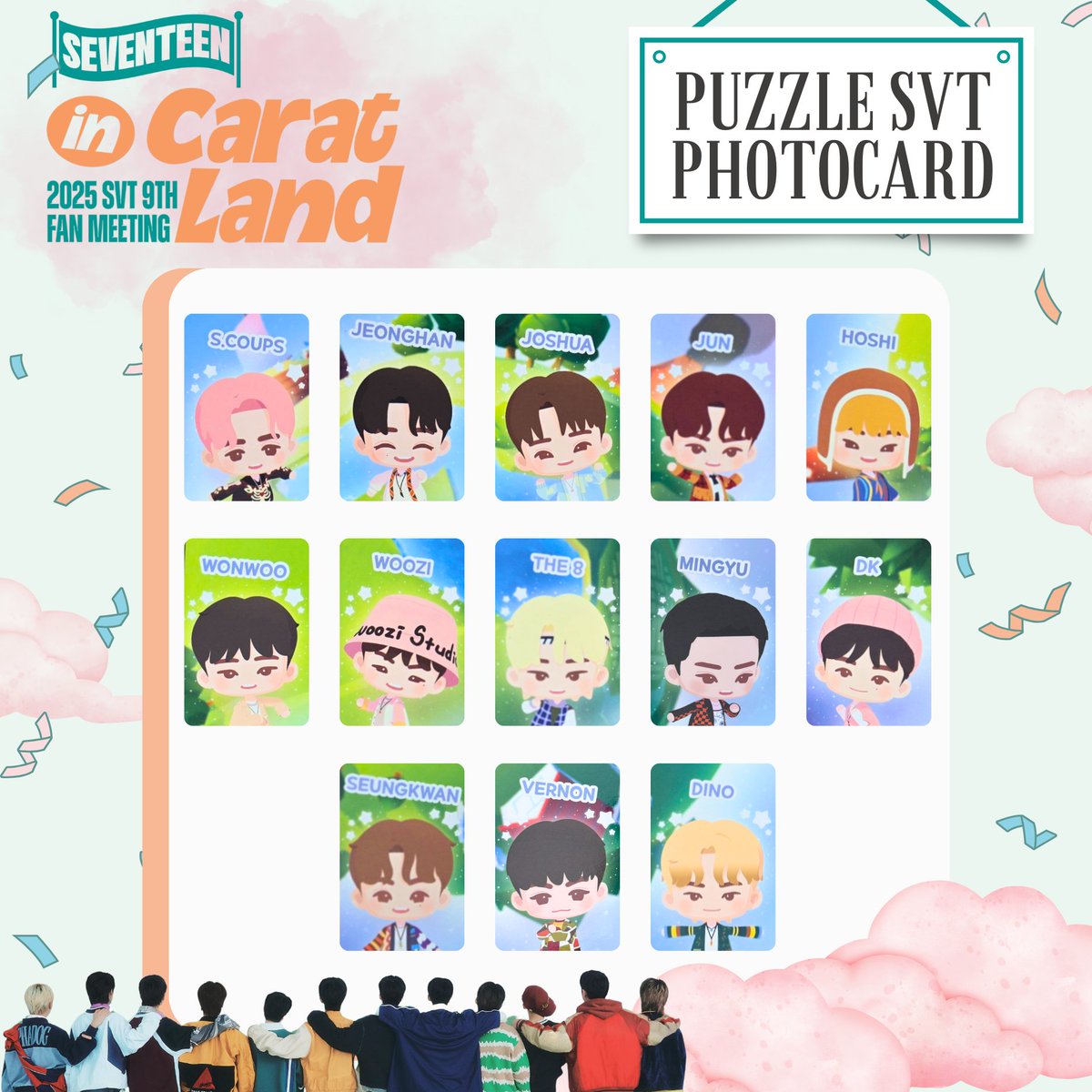 Seventeen 2025 Caratland Caratzone & Puzzle Seventeen Photocard