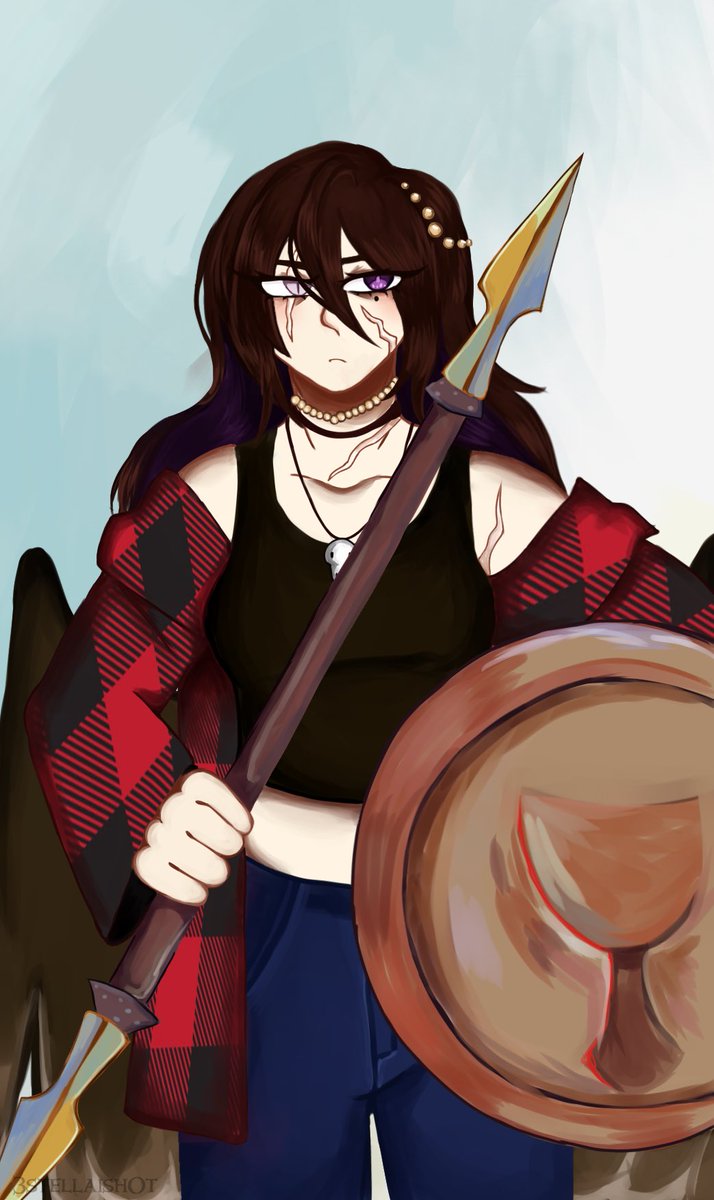 Estellaish0t's tweet image. “leader of cabin 12”

#pjooc #pjo #Art #oc #ocart #artmoots 
I spent more than 2 days on this
pls don’t flop💔💔💔