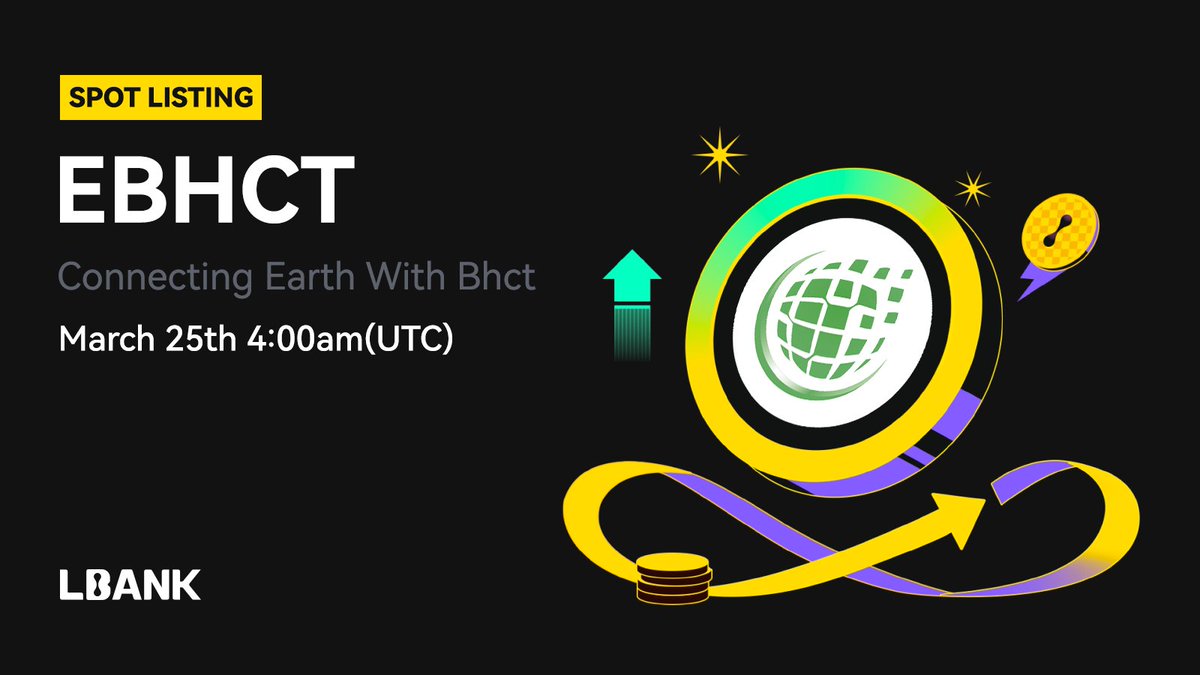 LBankUpdates's tweet photo. 🎉 New #listing

🌟  $EBHCT (Connecting Earth With Bhct) will be listed on LBank！ 

EBHCT is a blockchain-based payment and reward system designed to allow easier access to the innovative platforms and services of BHGLOBAL in the global market.

❤️ Details: https://t.co/V4rLqKPvOH