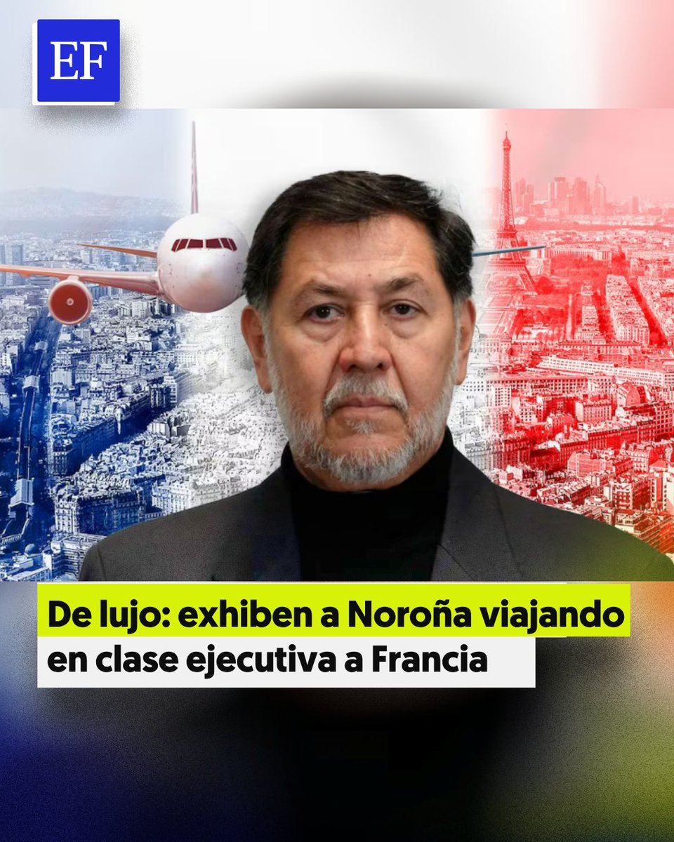 El presidente del Senado fue captado en un avión de la aerolínea Air France rumbo a #París, en un asiento exclusivo de clase ejecutiva. 

➡️ tiny.cc/qazd001