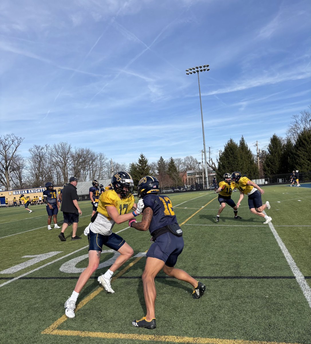 Marian Football tweet media
