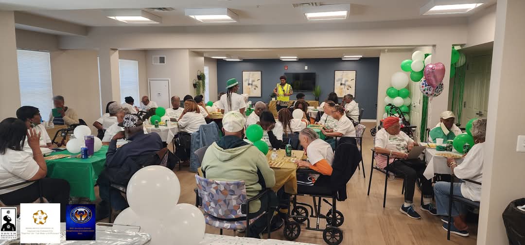 cherryhillfest's tweet photo. Switching Lanes Adult &amp; Youth Institute, @youthresiliency, and the Baltimore Police Department- Southern District celebrated Cherry Hill's own Ms. Tamah's 103rd birthday! Prioritizing the safety &amp; well-being of the Cherry Hill senior community over the years has been a privilege! https://t.co/XEHOOggMfx