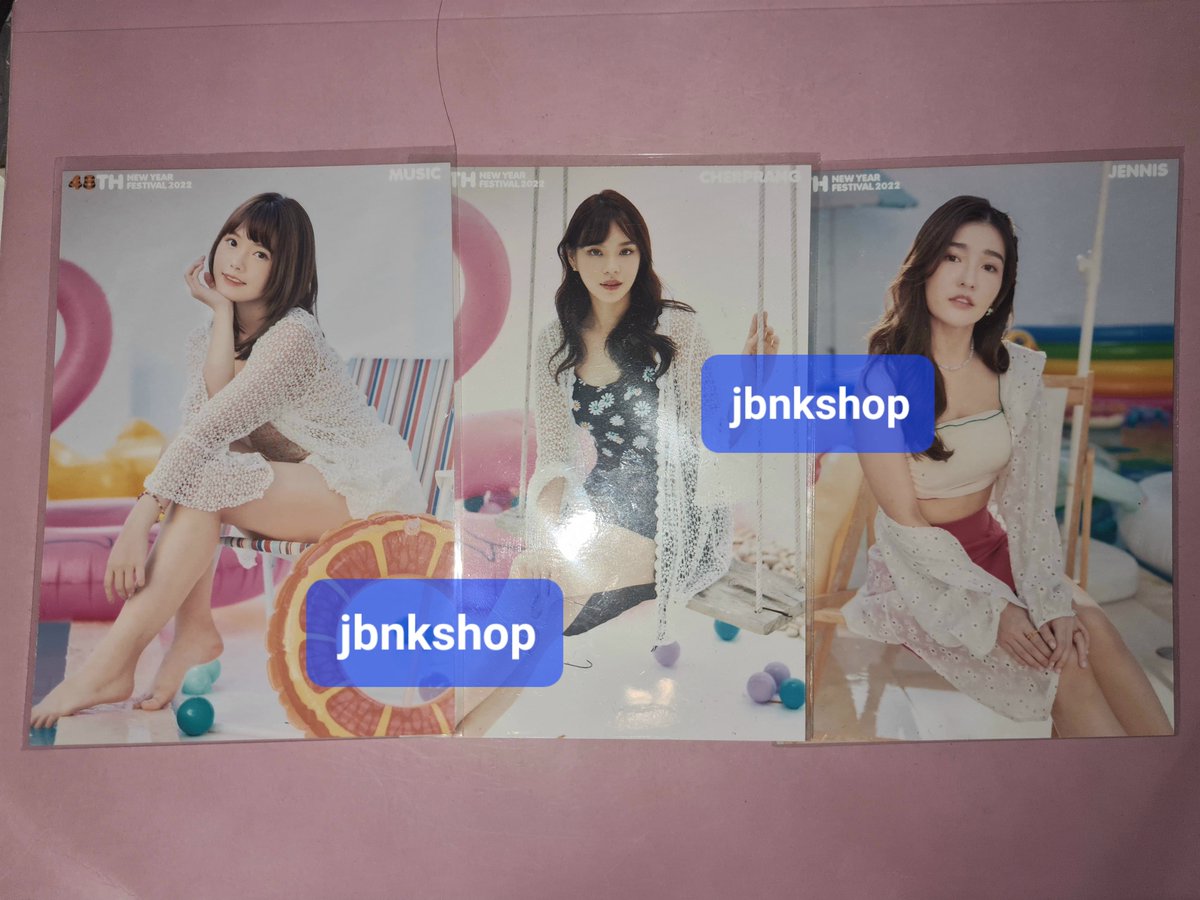 JbnkShp's tweet photo. ฟตซ. สระน้ำ ~💜
เฌอ 180.-
มิวสิค,เจนนิส 120.-
ส่ง 30.-
#ตลาดนัดBNK48 #BNK48Market #CherprangBNK48 #CherprangAreekul #MusicBNK48 #muisic #jennisbnk48 #jennisoprasert https://t.co/SBFPPeHge2