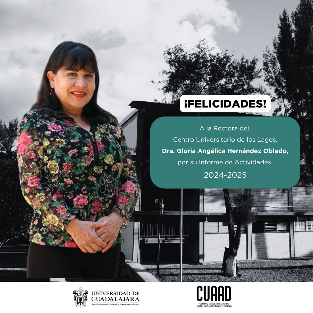 Extendemos una felicitación a la Dra. Gloria Angélica Hernández Obledo y al <a href="/CULagos_UdeG/">CULagos UdeG</a> por sus nuevos posgrados, el impulso por el arte y la cultura en esta región y la apertura del Sistema Universitario del Adulto Mayor. 😊👏🏼
