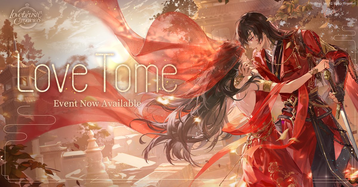 LBChronicles_EN's tweet photo. 🎋 #LoveTome event is now on! 🎋
Red silk binds us together, as the phoenixes harmonize their melodies.
Deeply entwined in love, joyfully united in heart, we share the hustle and bustle of life.
#LovebrushChronicles https://t.co/XOpoEF0C2A
