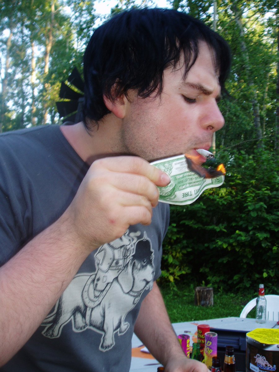 i don't remember a lot of my mid 20s so I'm glad there's pictures of it

one of those fireworks on the table would put a hole through my shoe sock and ankle just 2 hours after this photo was taken 

I lost the fireworks fight

I miss that shirt