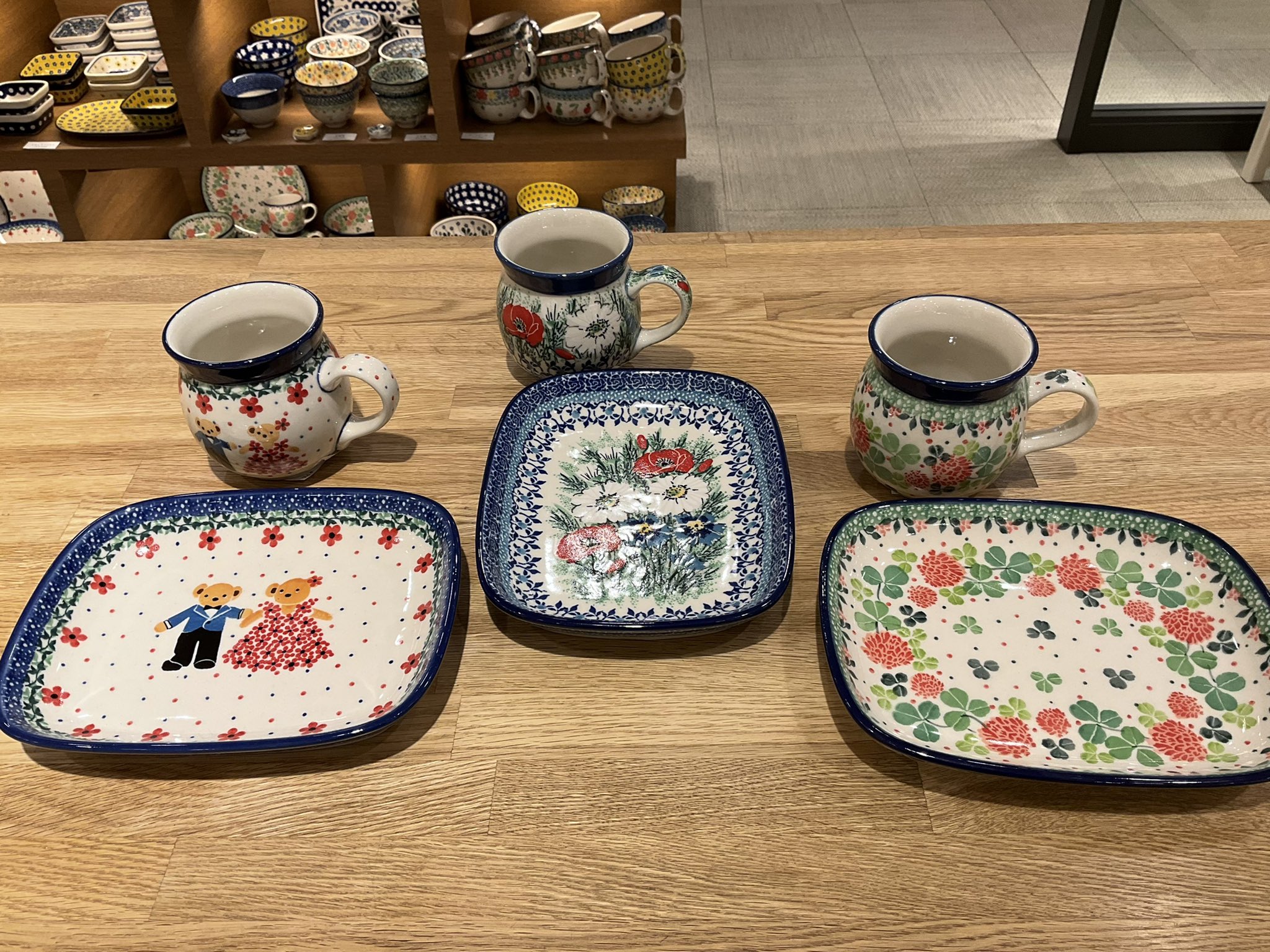 ポーランド食器大鉢二個セット