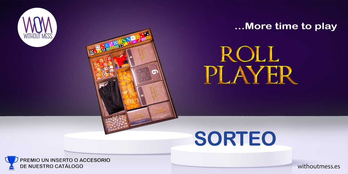 wom_withoutmess's tweet photo. ¡SORTEO!
Por nuestros nuevo inserto WOM: #rollplayer💜
Para participar:
▫️Sigue a @wom_withoutmess
▫️Retwittear
▫️Comenta un juego para diseñarle inserto y menciona a un amigo/a
El ganador/a se anunciará el 26/03/25 (SOLO EN ESPAÑA) https://t.co/WxFuDdCxk1
