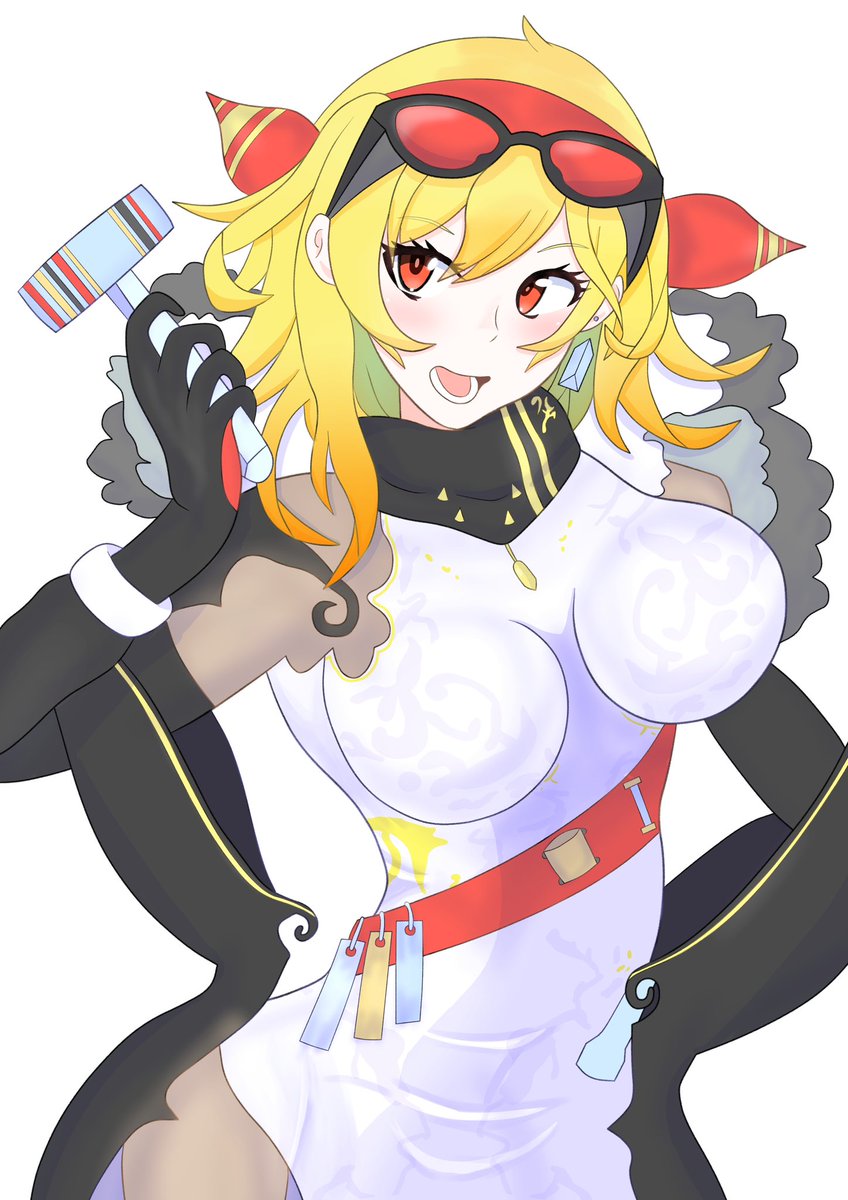パヴォリア・レイネ 「ホロライブIDの過去絵 #Reinessance #inKaela #ioart」|あかおにのイラスト