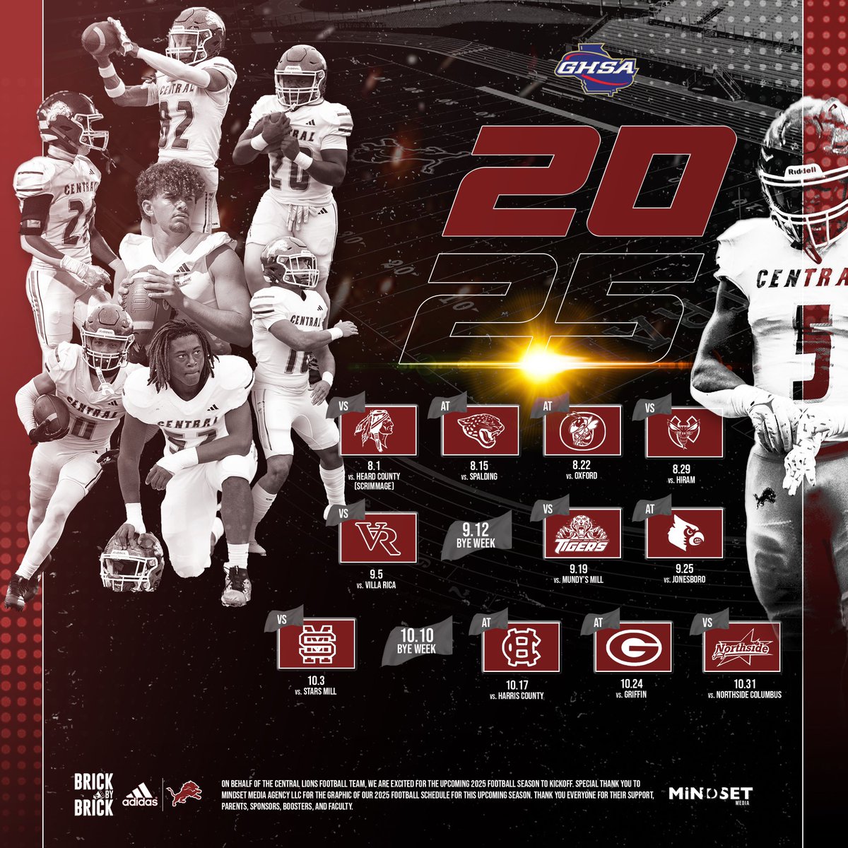Central Football (@lionstrongfb) on Twitter photo 2025 SZN Loading…… 🧱
Go Lions!
<a href="/mindsetmediastd/">MiNDSET Media</a> <a href="/GradickSports/">Gradick Sports</a>
<a href="/NwGaFootball/">NwGa Football</a> <a href="/HSM_WestGA/">Hometown Sports Media</a> 2025 SZN Loading…… 🧱
Go Lions!
<a href="/mindsetmediastd/">MiNDSET Media</a> <a href="/GradickSports/">Gradick Sports</a>
<a href="/NwGaFootball/">NwGa Football</a> <a href="/HSM_WestGA/">Hometown Sports Media</a>