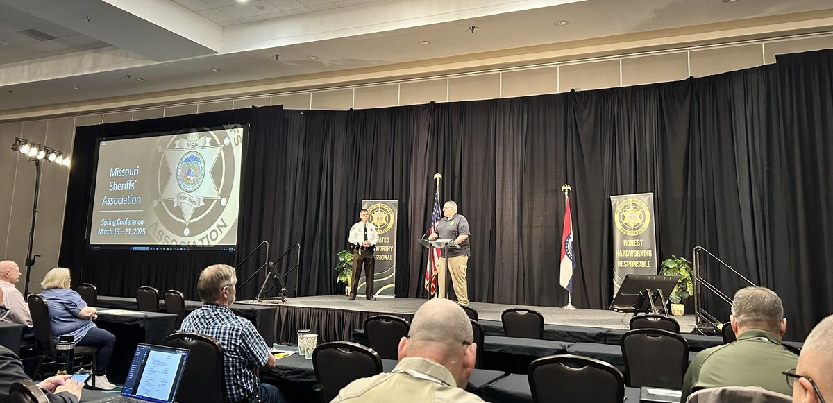 Attending training this week at the Missouri Sheriff’s Association.