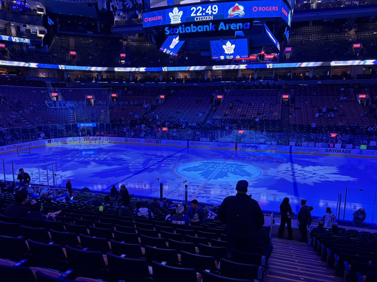 Josh_Pio_11's tweet image. Back again @MapleLeafs for game 2 of 2 for my trip over from England! #LeafsForever #goleafsgo