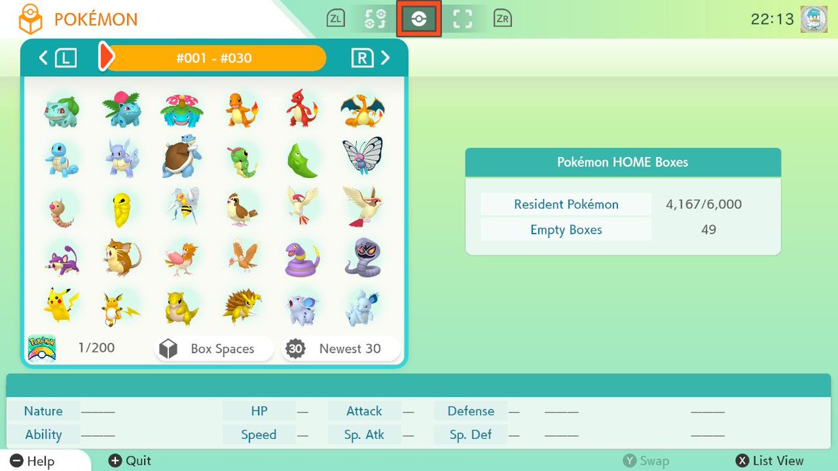 Dunnesparce's tweet image. Time for a Pokémon HOME update, 4 Switch screenshots at a time lmao