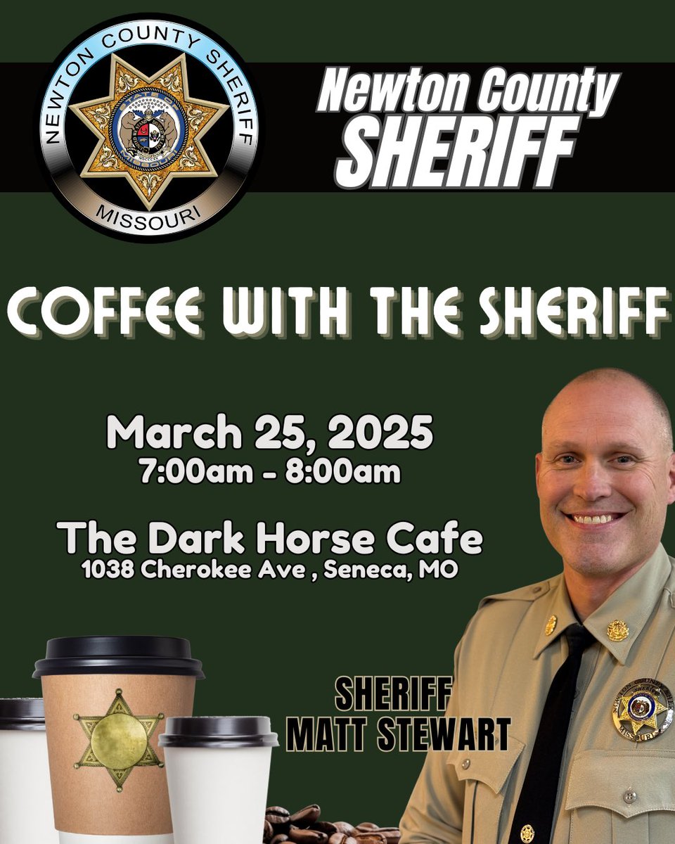 Come out next Tuesday at the Dark Horse Cafe in #Seneca for some #coffee ☕️and conversation 🗣️I’m looking forward to meeting with everyone.