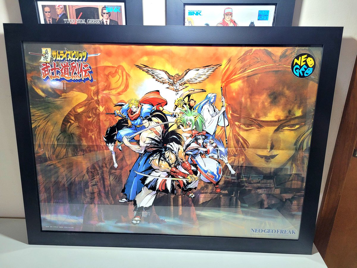 dark_RY0's tweet photo. Mais dois pôsteres emoldurados com sucesso 😁
#ArtofFighting
#SamuriShodown
#龍虎の拳
#サムライスピリッツ
#NeoGeoFreak https://t.co/jlsWshpYXt