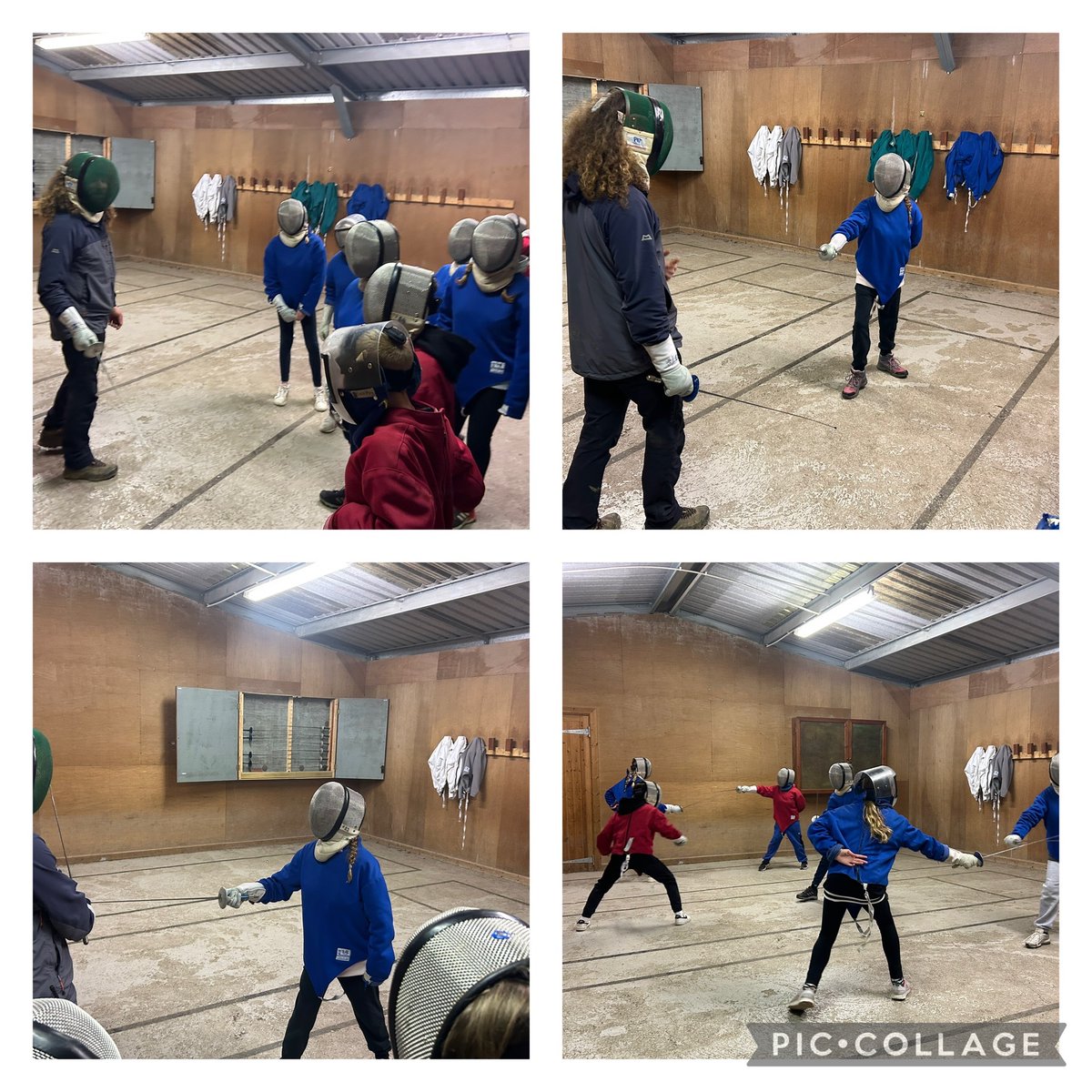 standrewsmajor's tweet photo. Fencing this evening #SAMsY6 #SAMsManor https://t.co/ctVHRuZtR3