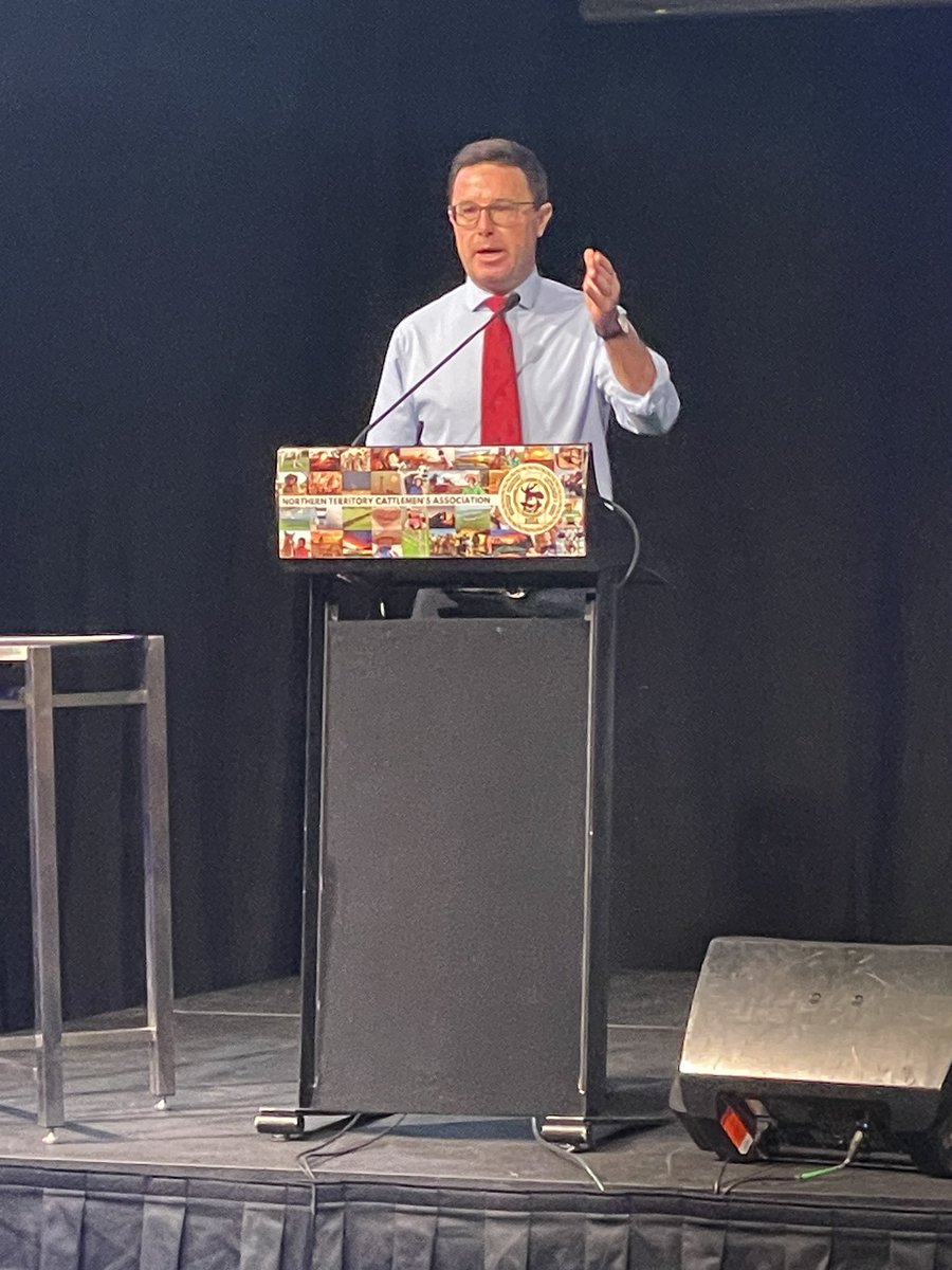 AACo (@austagco) on Twitter photo The <a href="/NTCattlemen/">NTCA</a> conference begins with a speech by Shadow Ag Minister <a href="/D_LittleproudMP/">David Littleproud MP</a>
He says a coalition govt will cut red tape, finalise the live cattle export class action and boost biosecurity.
Conference will hear from Labor’s <a href="/AnthonyChisholm/">Anthony Chisholm</a> tomorrow. The <a href="/NTCattlemen/">NTCA</a> conference begins with a speech by Shadow Ag Minister <a href="/D_LittleproudMP/">David Littleproud MP</a>
He says a coalition govt will cut red tape, finalise the live cattle export class action and boost biosecurity.
Conference will hear from Labor’s <a href="/AnthonyChisholm/">Anthony Chisholm</a> tomorrow.