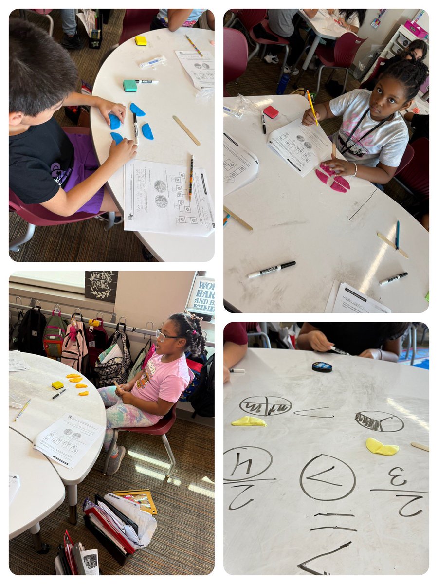 Lindsey Graham (@lgraham0912) on Twitter photo When you are trying to solidify comparing fractions - you pull out the modeling clay and your students cut and build! Have I mentioned how proud of these 20 Thriving Third Grade Blue Jays I am? They continue to beat expectations daily! <a href="/HumbleISD_ACE/">Autumn Creek Elementary</a> <a href="/math_MrsViall/">Ellis Smith Viall</a> When you are trying to solidify comparing fractions - you pull out the modeling clay and your students cut and build! Have I mentioned how proud of these 20 Thriving Third Grade Blue Jays I am? They continue to beat expectations daily! <a href="/HumbleISD_ACE/">Autumn Creek Elementary</a> <a href="/math_MrsViall/">Ellis Smith Viall</a>