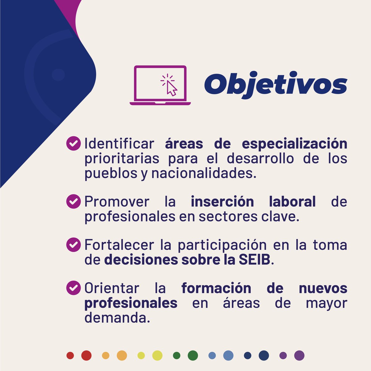 CONAIE_Ecuador's tweet photo. 📢 Registro de Profesionales de Pueblos y Nacionalidades
Si eres indígena, afroecuatoriano o montubio con título profesional o técnico superior, únete a nuestra base de datos que fortalecerá el Sistema de Educación Intercultural Bilingüe (SEIB) y abrirá nuevas oportunidades.
📌 Conoce más y regístrate aquí 👉
https://t.co/sGWLPdBReK
✅ Voluntario, gratuito y confidencial.

#CONAIE #PueblosIndigenas #EnUnidad #SEIBE #educacionintercultural