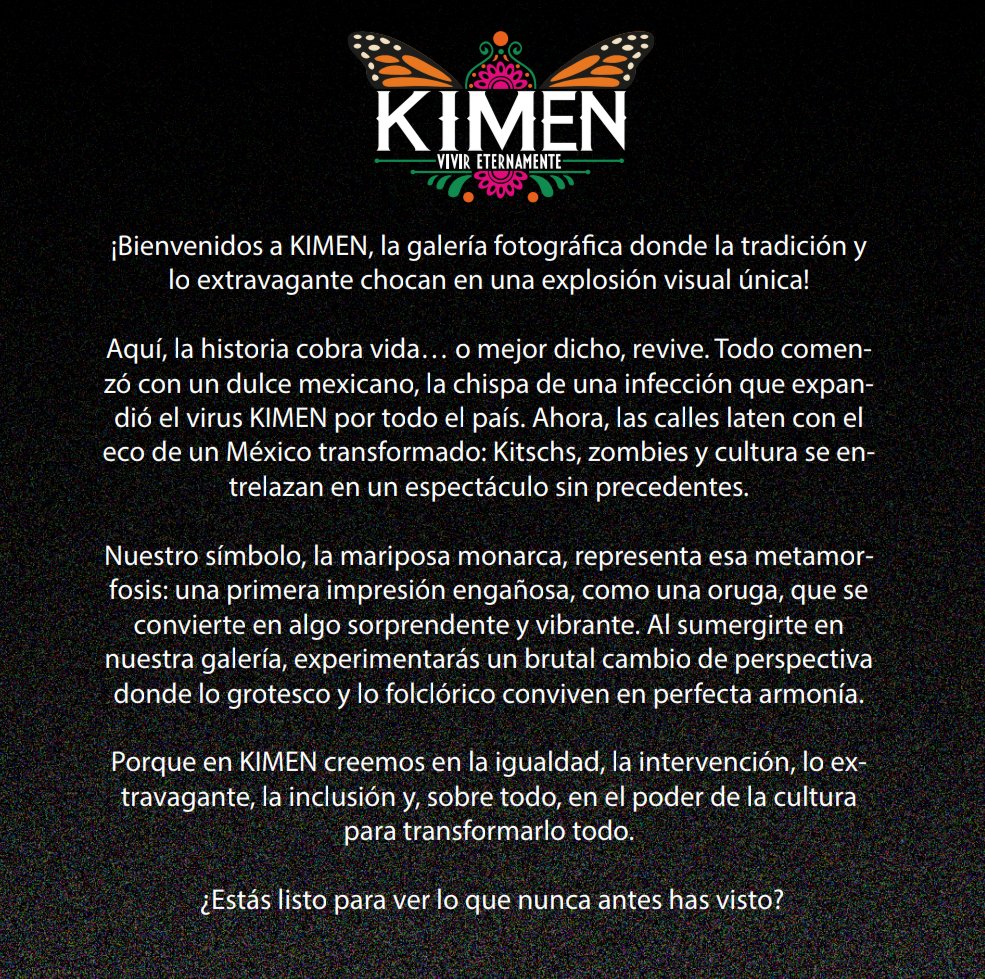 oficialkimen's tweet photo. Aquí comienza la eternidad.
¿Ya nos conocías?, adentrate a una nueva historia. 🧟♀️🦋
#kimen #fotografia #ubam https://t.co/AXT5J1th6F