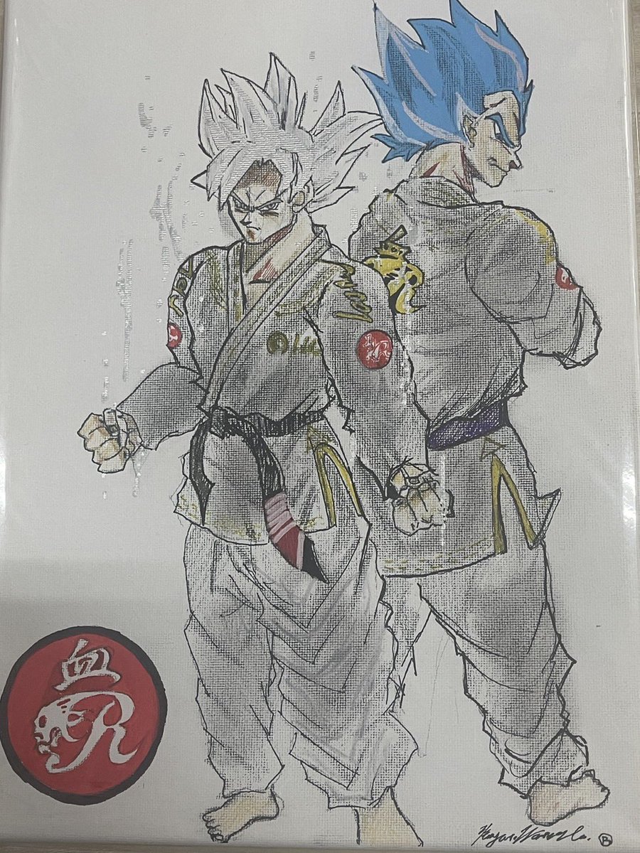 ryuta918's tweet photo. カヤト君が描いてくれました✒️
カッコイイですね👍
R-BLOODの柔術着だ😁
有難うございます🙇‍♂️

#ドラゴンボール
#水戸大使  #総合格闘技 #MMA #ブラジリアン柔術 #RESILIENCE07 #キックボクシング #茨城県水戸市千波 #GRACHAN初代ウェルター級チャンピオン #1971年生まれ  #現役の総合格闘家 #MrDEEP https://t.co/rfAiZgtqoc
