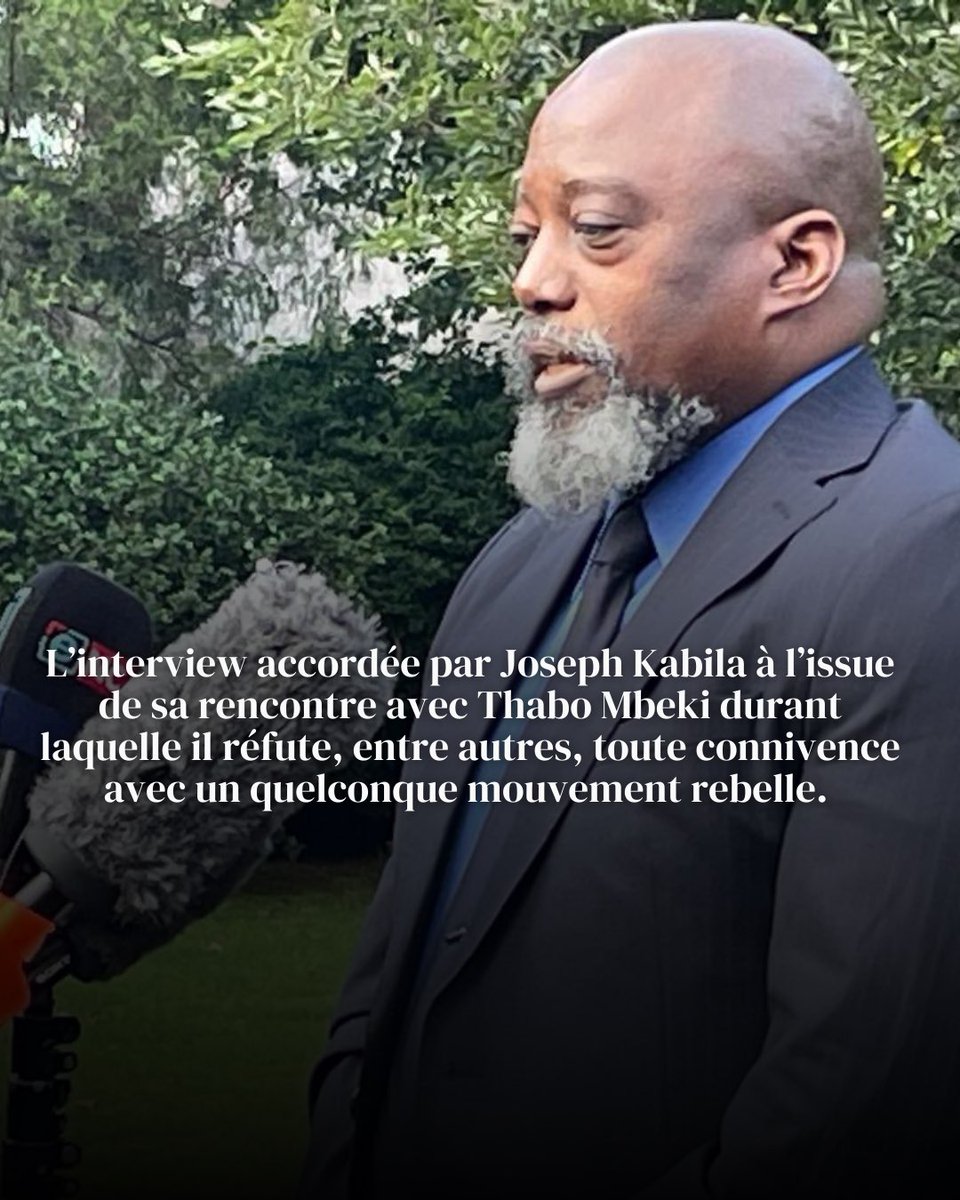 Interview accordée par Joseph Kabila

Daily report