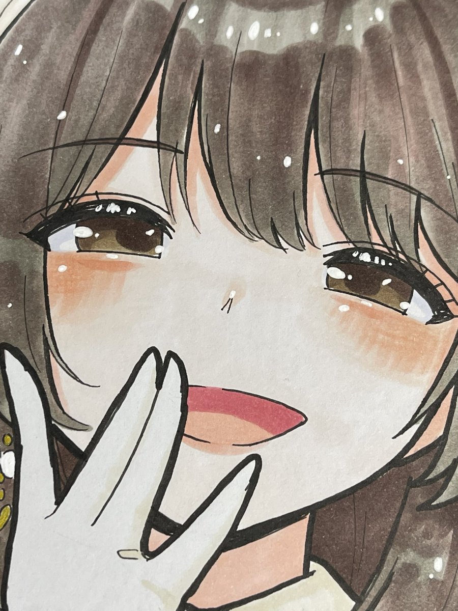 「コレがこうなるのでお絵描きは楽しいぞ 」|アキなゃんのイラスト
