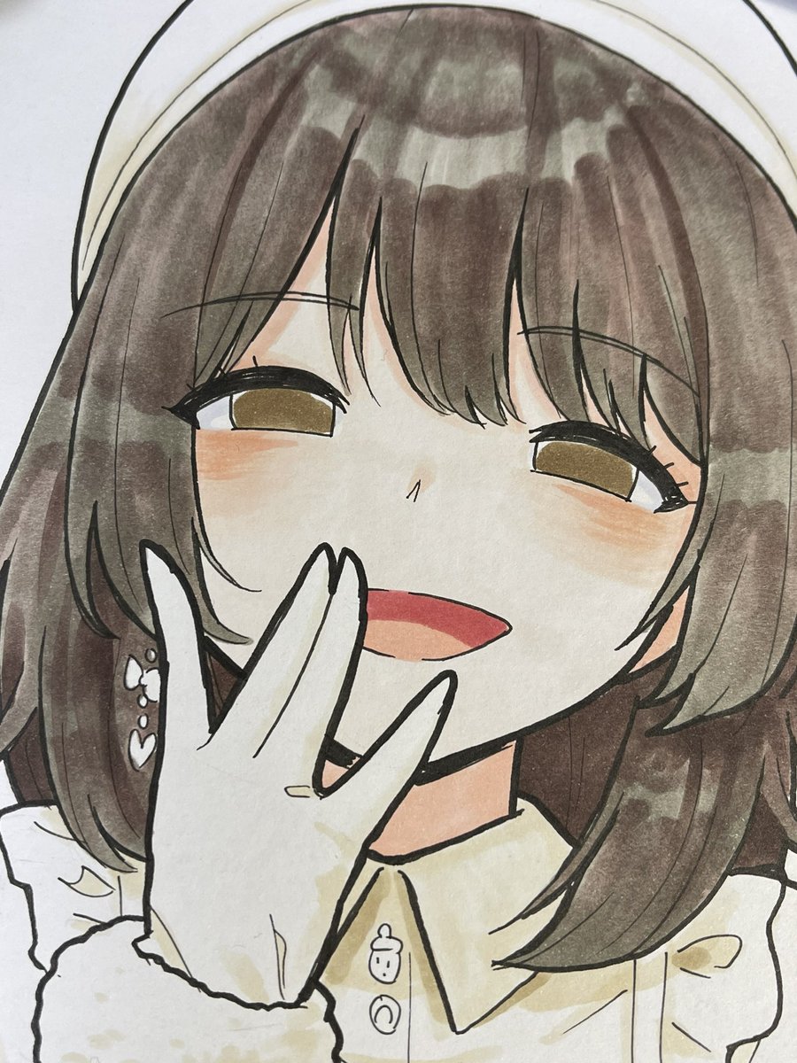 「コレがこうなるのでお絵描きは楽しいぞ 」|アキなゃんのイラスト