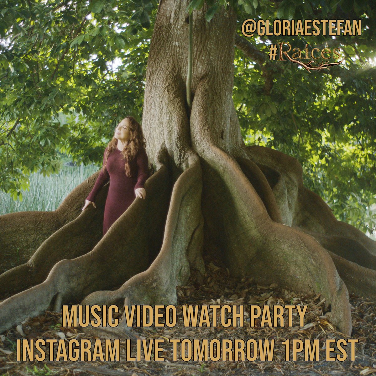 GloriaEstefan's tweet photo. See you tomorrow!!!! ¡Nos vemos mañana! #raíces Instagram Live 1pmEST https://t.co/7IwEr1FcxV