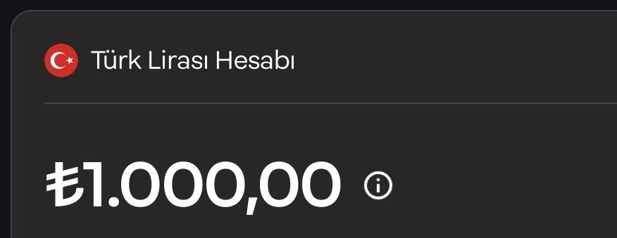 1 takipçimize 1000₺ yolladık.
Hesabımda kalan 1000₺ de yoruma nokta koyan ve tiviti favlayan 1 takipçime vermek istiyorum