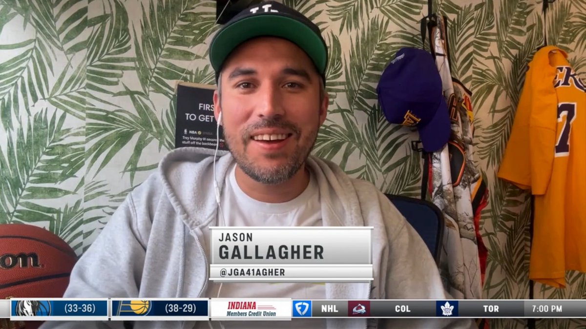 jga41agher's tweet photo. Shoutout the Indiana Pacers pregame show for letting me do a 3+ minute monologue straight to camera on how Nico Harrison and Patrick Dumont destroyed everything we love about the Dallas Mavericks lmao https://t.co/kNz1sNg7VQ