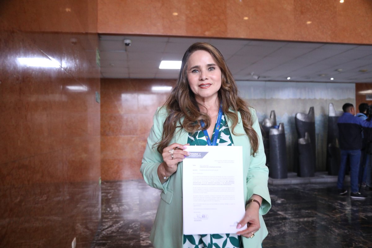 La asambleísta por Manabí, <a href="/Vivizam25/">Viviana Zambrano</a>, presenta el Proyecto Reformatorio a la Ley Orgánica Electoral y de Organizaciones Políticas de la República del Ecuador. #CódigoDeLaDemocracia #JuntosLegislamos
