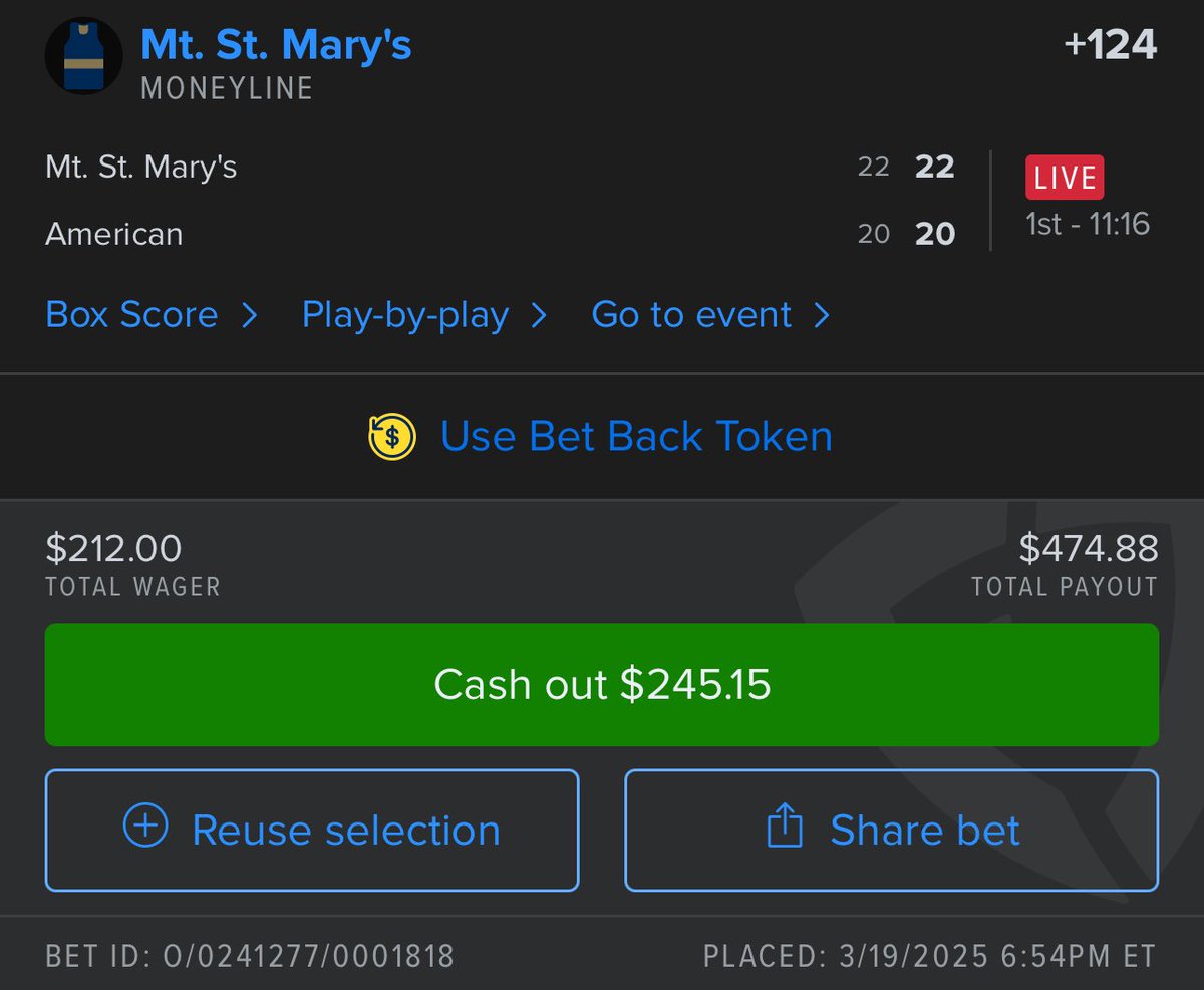 Lcapppy's tweet image. Mt St Mary’s 2U