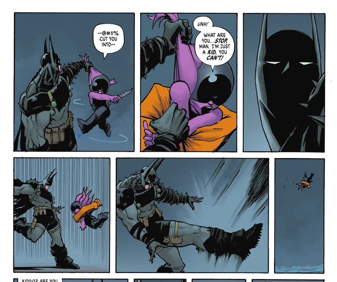 Catching up on absolute Batman and bro lmaooo 