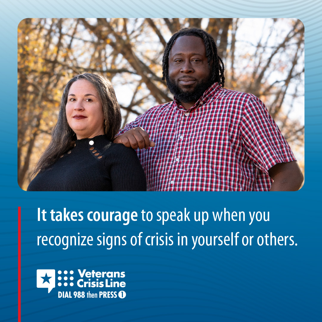 Many #Veterans may not show obvious signs of suicide, but some of their actions, words, and behaviors might indicate they need help.

Learn what to look for to help the Veterans you know who may be going through a difficult time: VeteransCrisisLine.net/signs-of-crisis