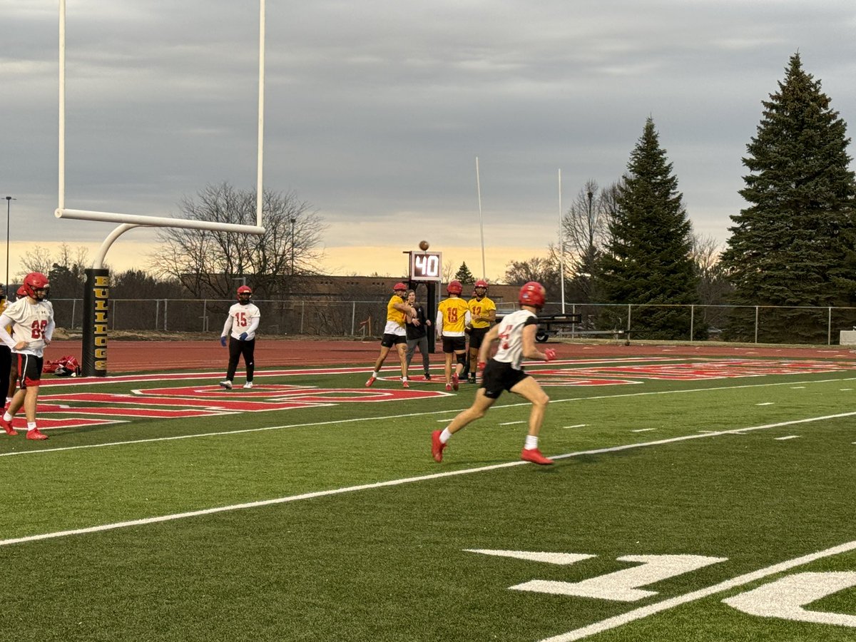 First practice of the spring! National Champs back on the field
