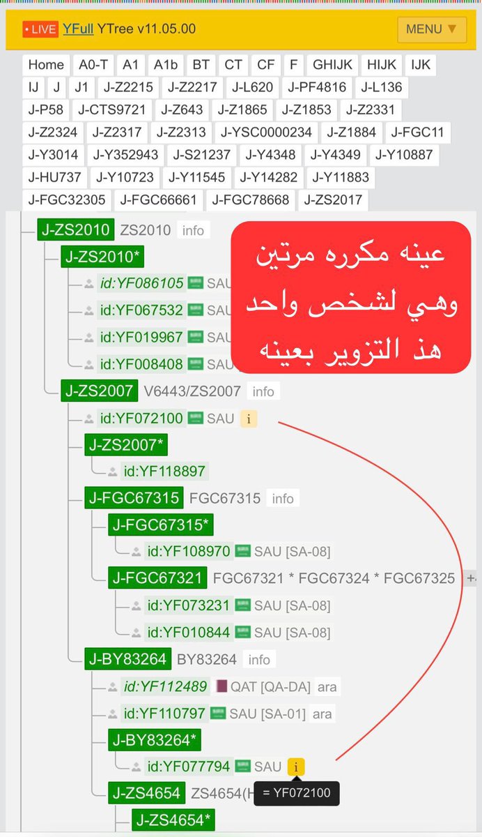 nmlo50999's tweet photo. المزورRمدير مشروعهم استغل ملفات vcf القابلة للتزوير
فالتحورzs2007
عليه عينتين لشخص واحد مكررات
فالعينة رقمYF072100
 هي نفس العينه رقم YF077794
حتى يتوهم الناس بكثرة العينات
وعليه عينتين مرفوع ملف vcf
احد هذي العينات عينة ابن هذال
رقم YF112489 من 🇶🇦 
والعينه الثانيه
رقمYF131585 https://t.co/iKY06FxTFI