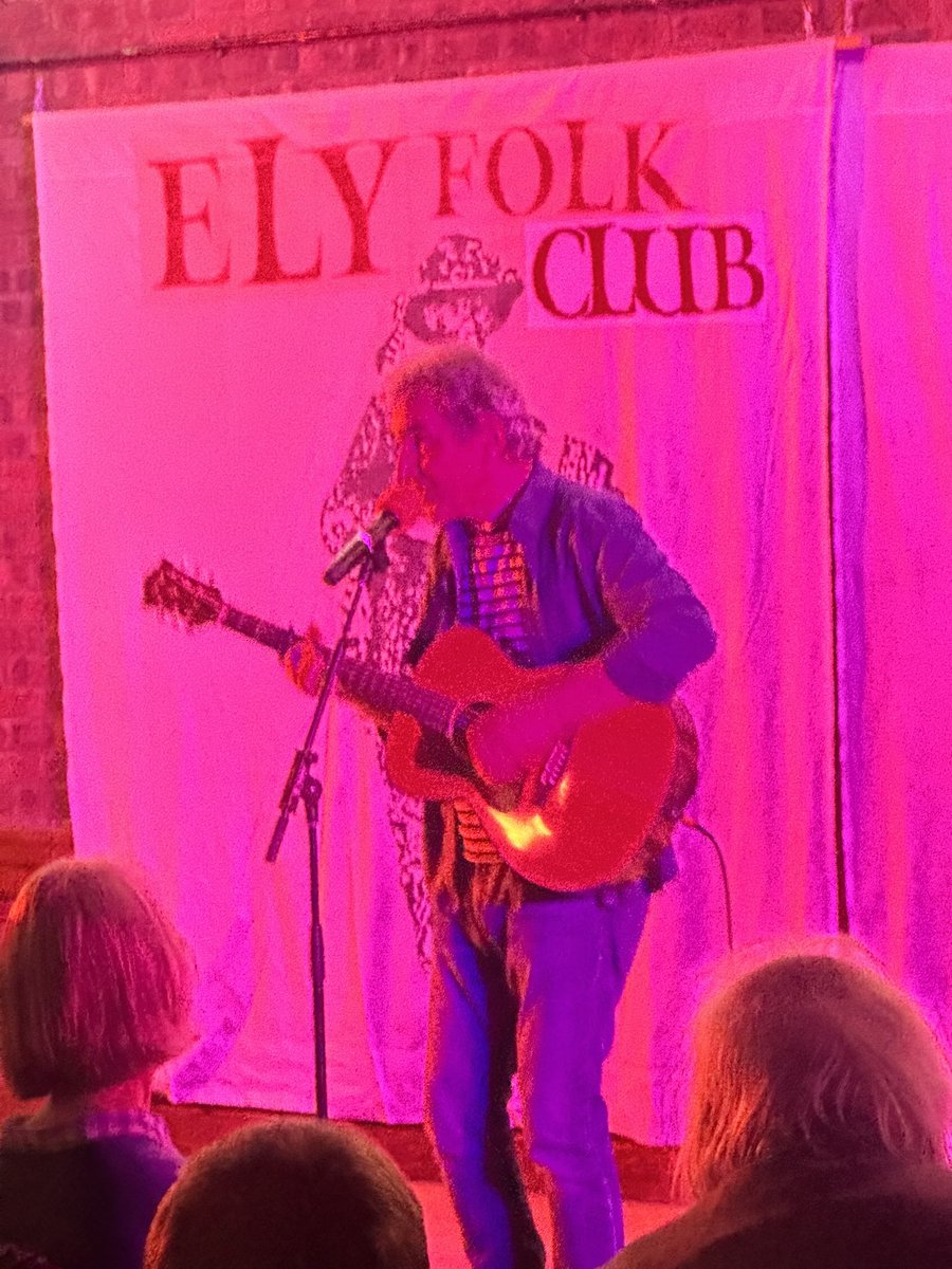 Great night supporting Jez Lowe at Ely Folk Club tonight!