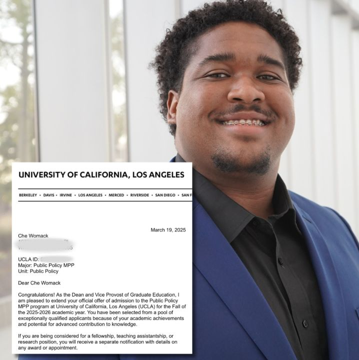 God is so good! I'm excited to announce that I've been accepted into the UCLA Luskin School of Public Affairs Public Policy program! 

This is more than just an opportunity—it's a calling.

This education will prepare me to engage with the complexities of governance while never