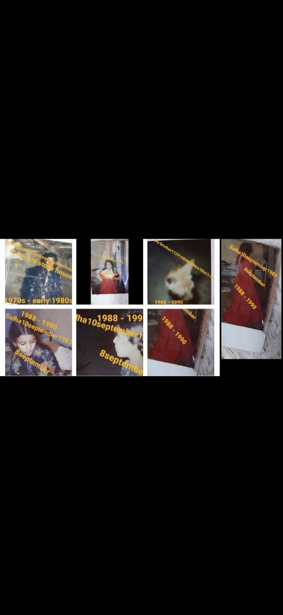 1988-1990 I in my red dress from behind I didn't know I was being photographed
when I was crying because my little sister bullied me what a shame
my maternal grandmother in her old stone house 70s-early80s
while I didn't notice
my brother11291980M30Nov1Dec's yellow cat
No filters