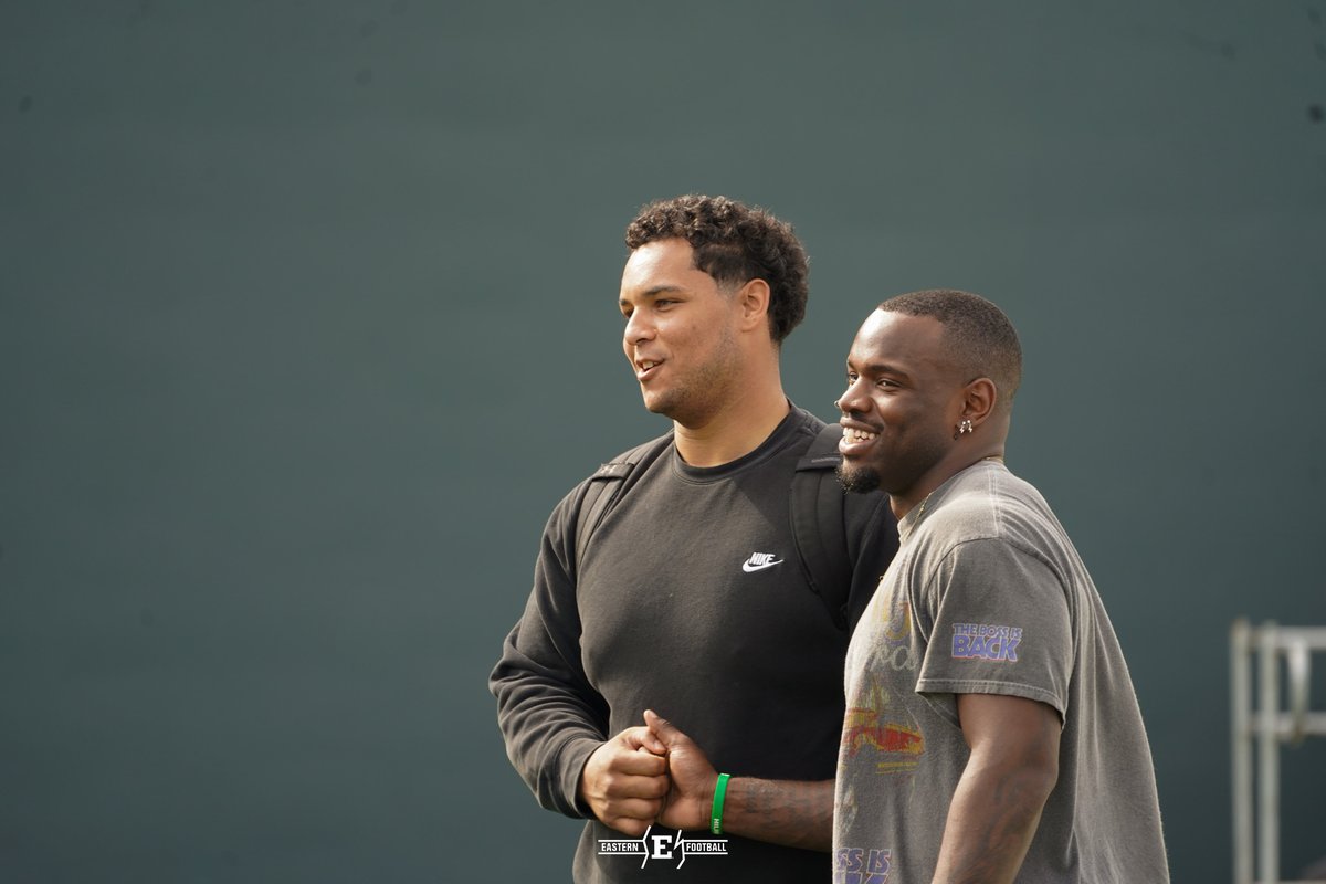 Had some special guests at Opportunity #5 today.

Can't wait to see them perform tomorrow in Pro Day.

#ETOUGH ⛓️ #ProEagles 🦅
